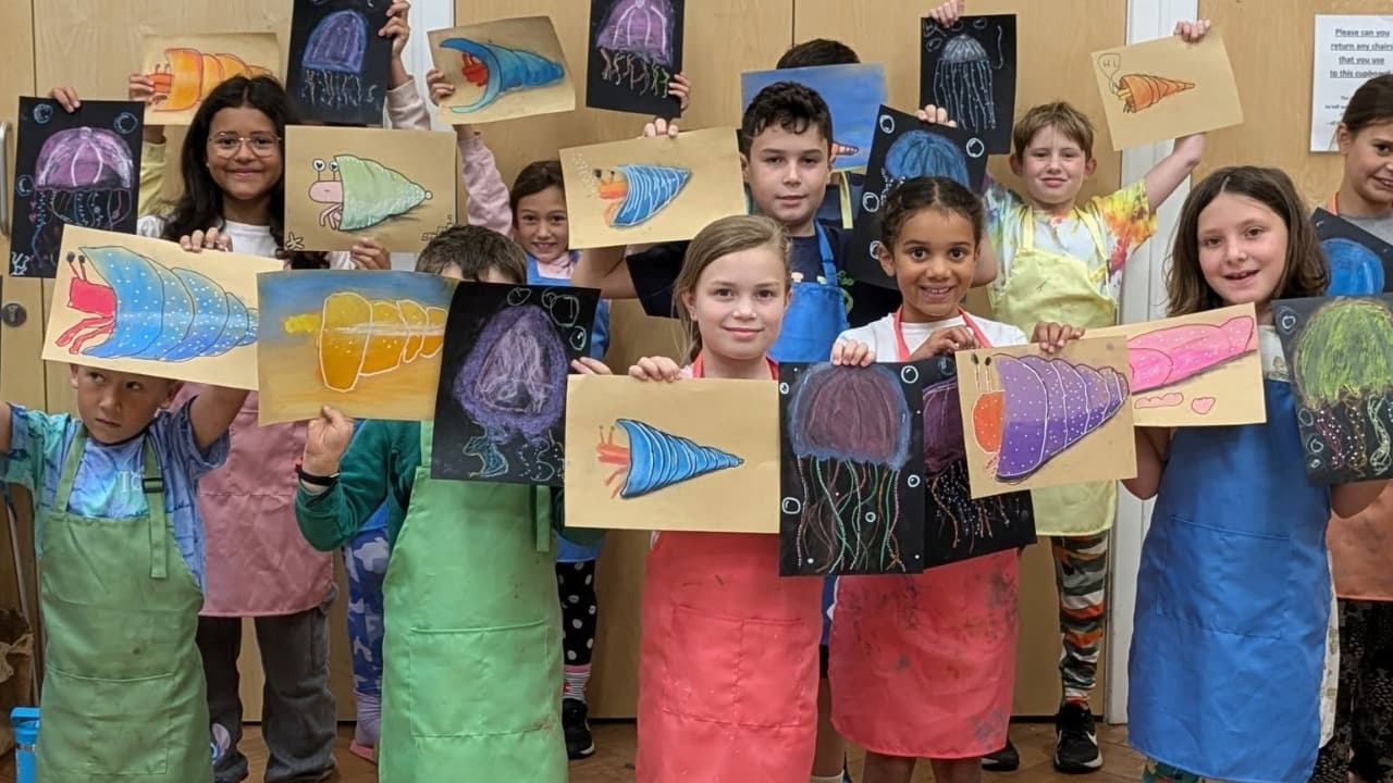Seashore Sketches & Clay Shells | Art Class for Children