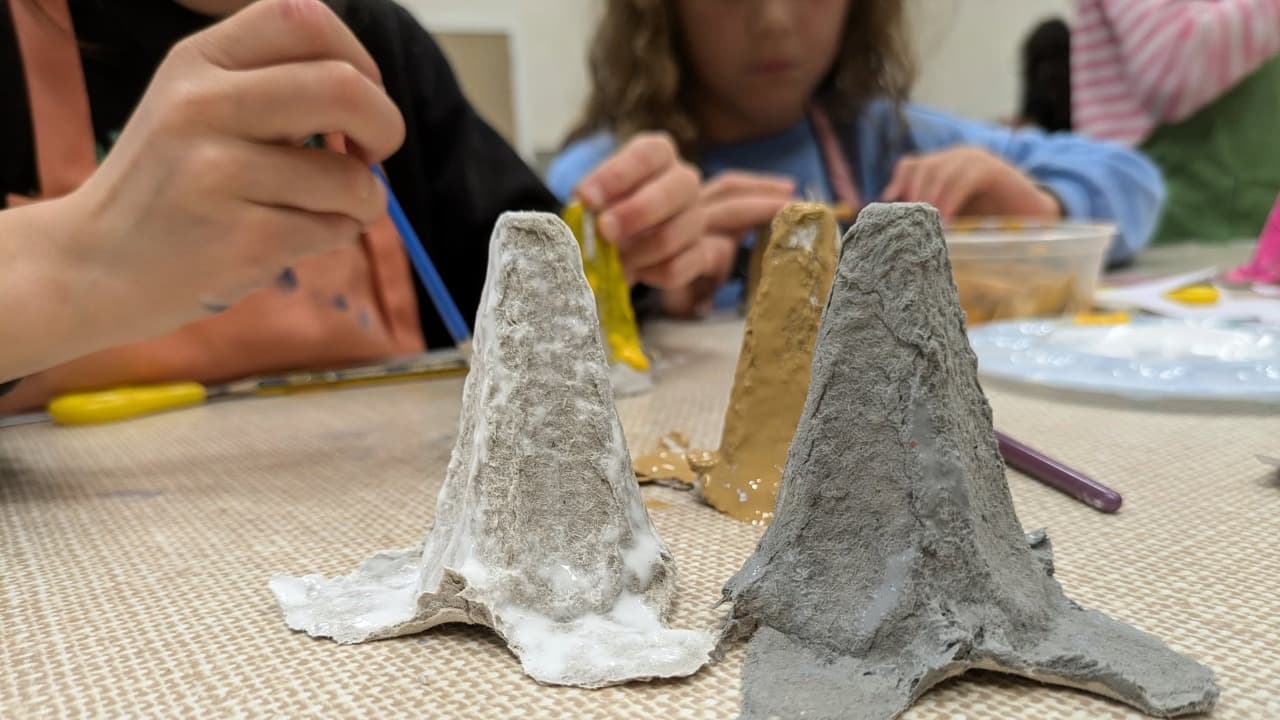 Hagstone Trees: Wire and Bead Sculpture | Art Class for Children